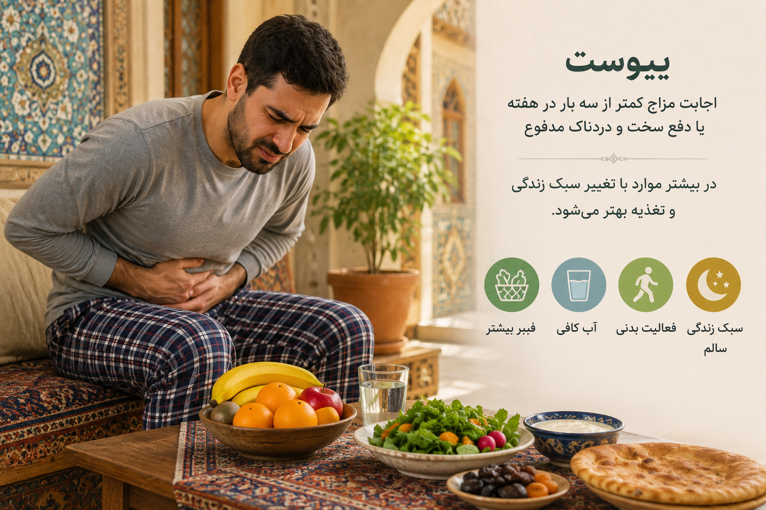 یبوست؛ پیشگیری و درمان ساده