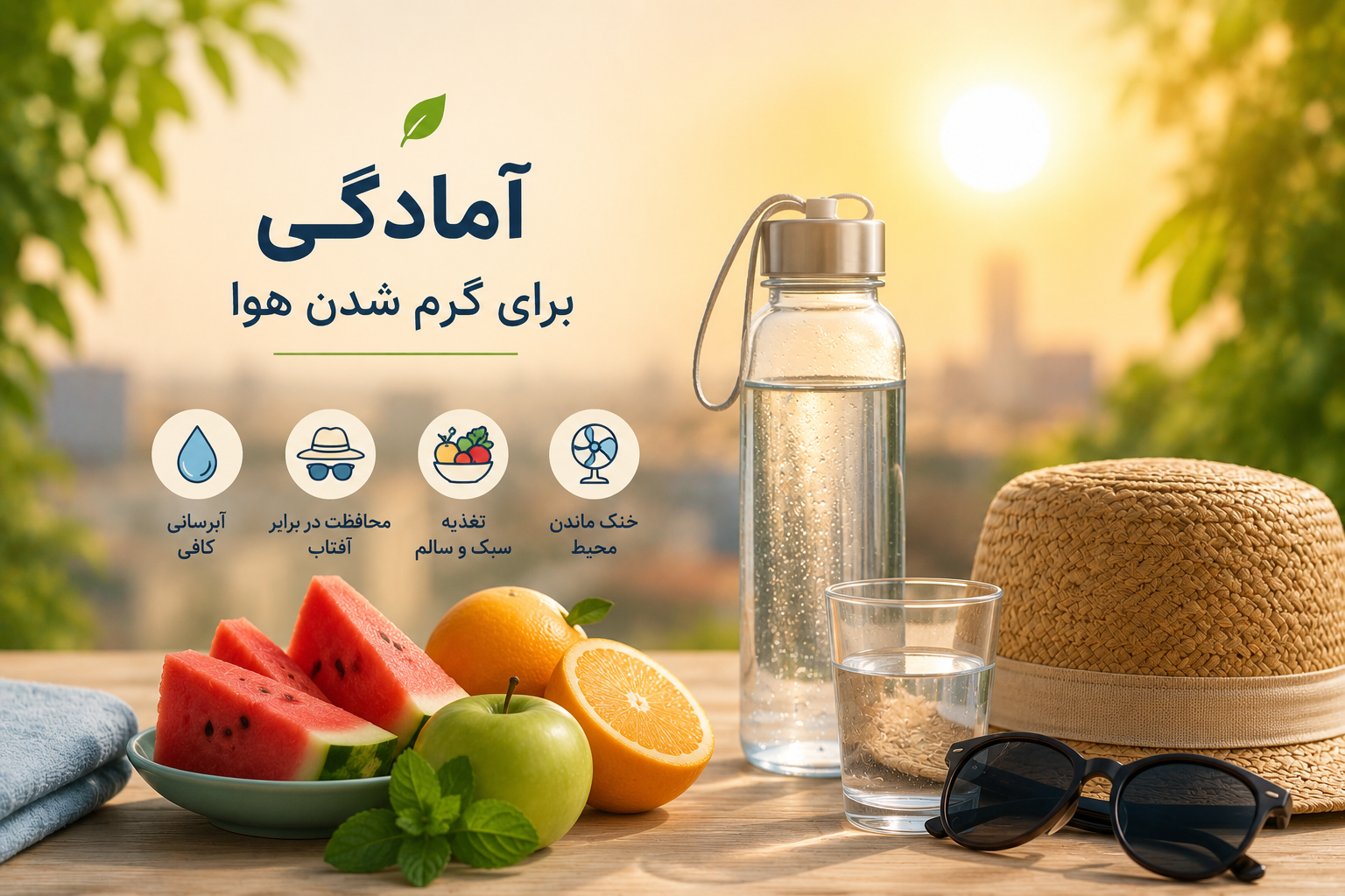 آمادگی برای گرم شدن هوا